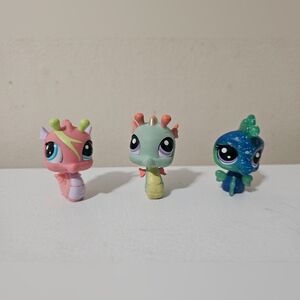 Littlest Pet Shop Sea Horses Set Of 3